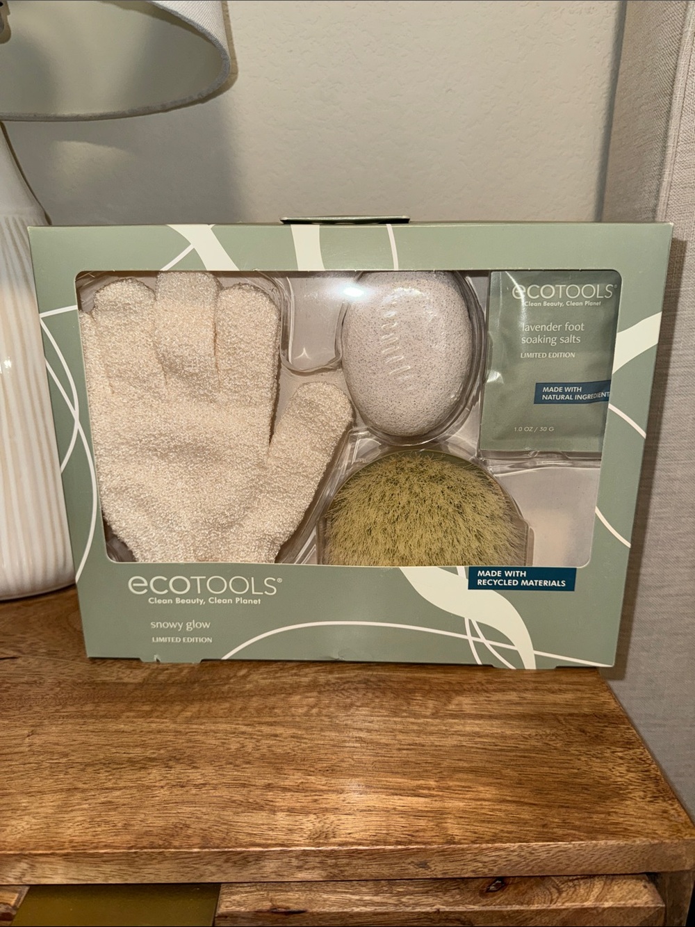 ecotools Foot & Body Spa Set - Sage Green and Cream